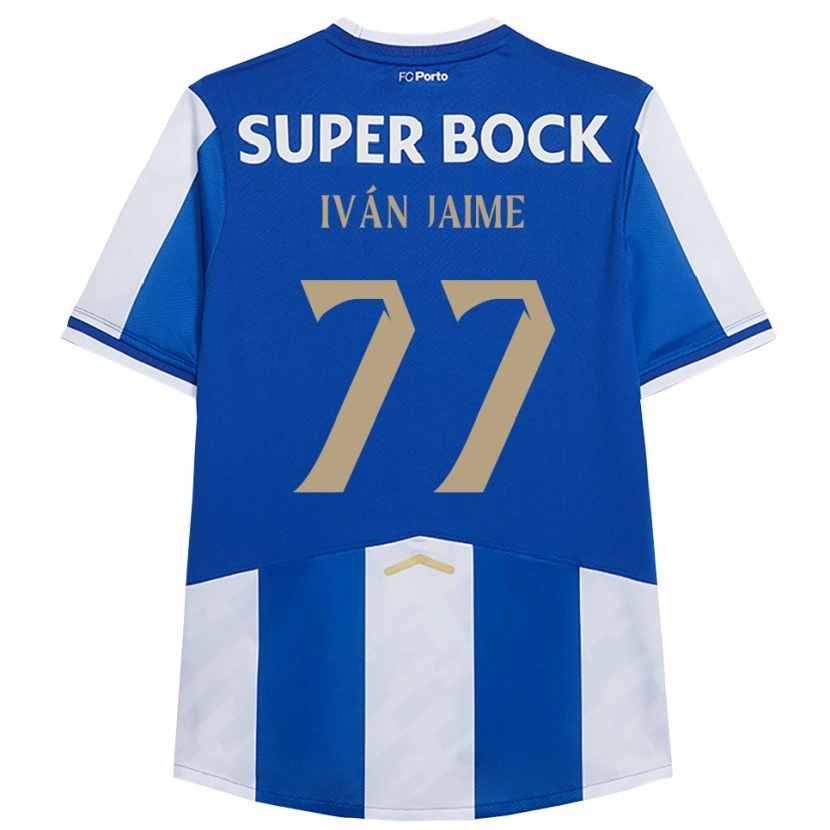 Danxen Damen Iván Jaime #77 Blau Weiß Heimtrikot Trikot 2025/26 T-Shirt