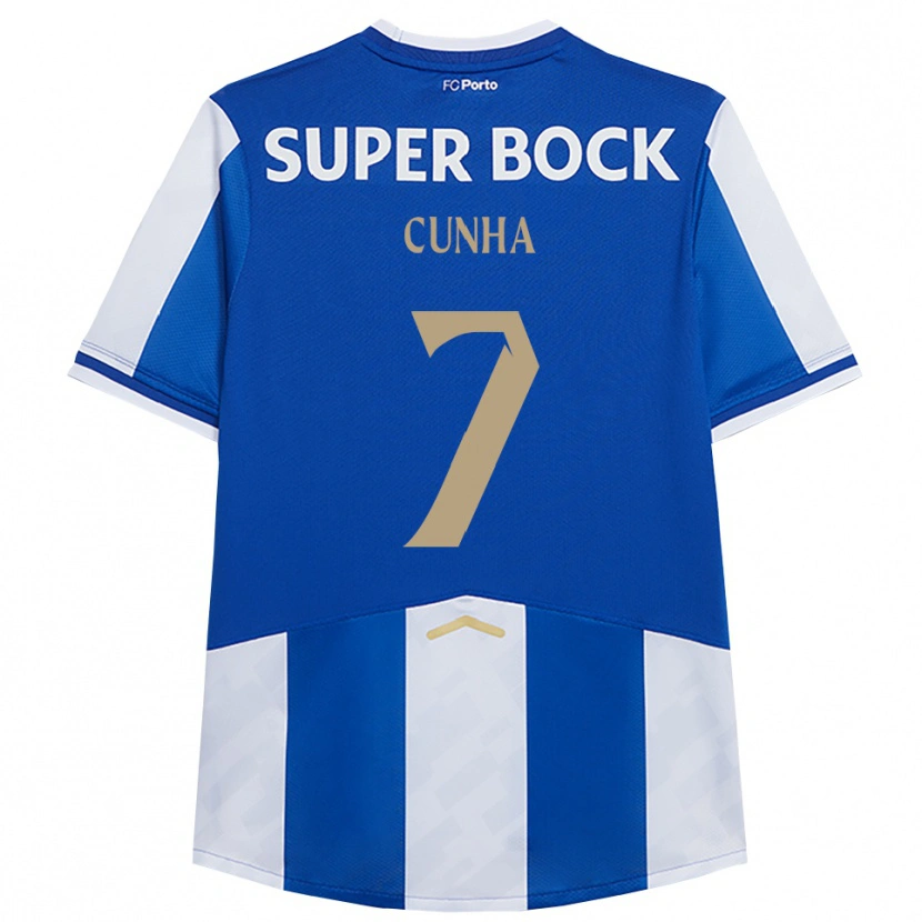 Danxen Damen Duarte Cunha #7 Blau Weiß Heimtrikot Trikot 2025/26 T-Shirt