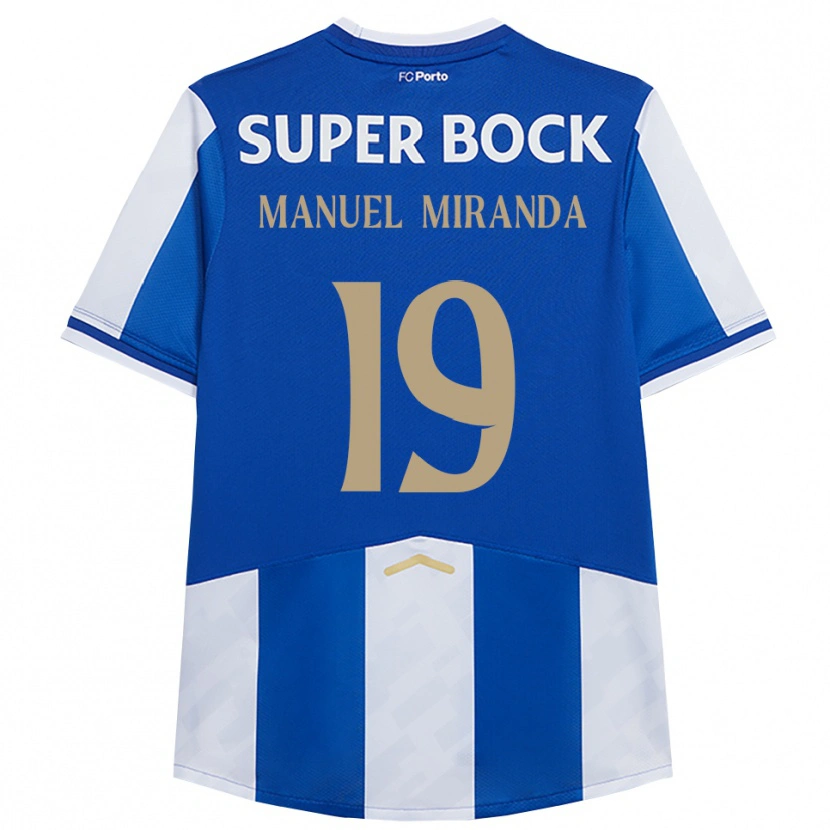 Danxen Damen Manuel Miranda #19 Blau Weiß Heimtrikot Trikot 2025/26 T-Shirt