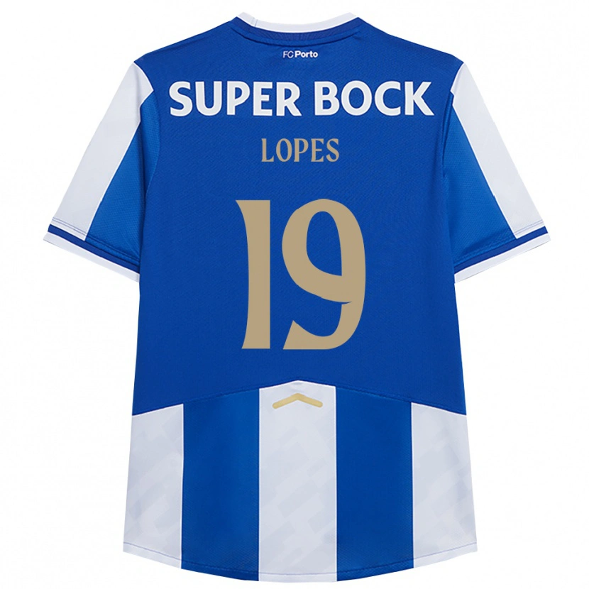 Danxen Damen João Lopes #19 Blau Weiß Heimtrikot Trikot 2025/26 T-Shirt
