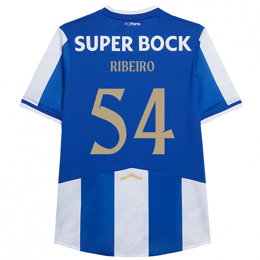 Danxen Damen António Ribeiro #54 Blau Weiß Heimtrikot Trikot 2025/26 T-Shirt