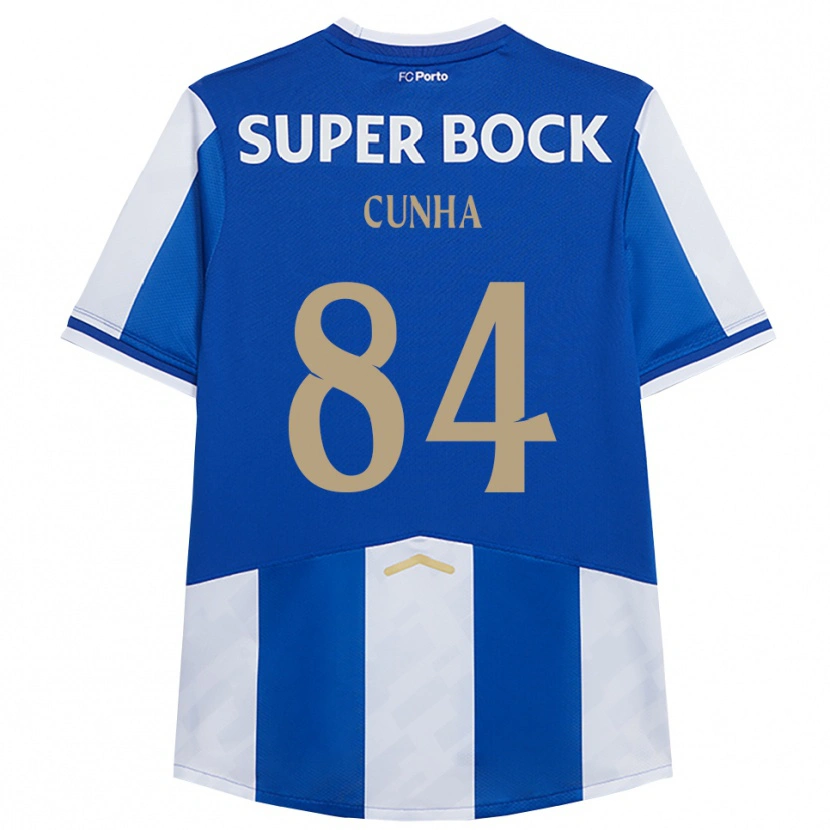 Danxen Damen Martim Cunha #84 Blau Weiß Heimtrikot Trikot 2025/26 T-Shirt