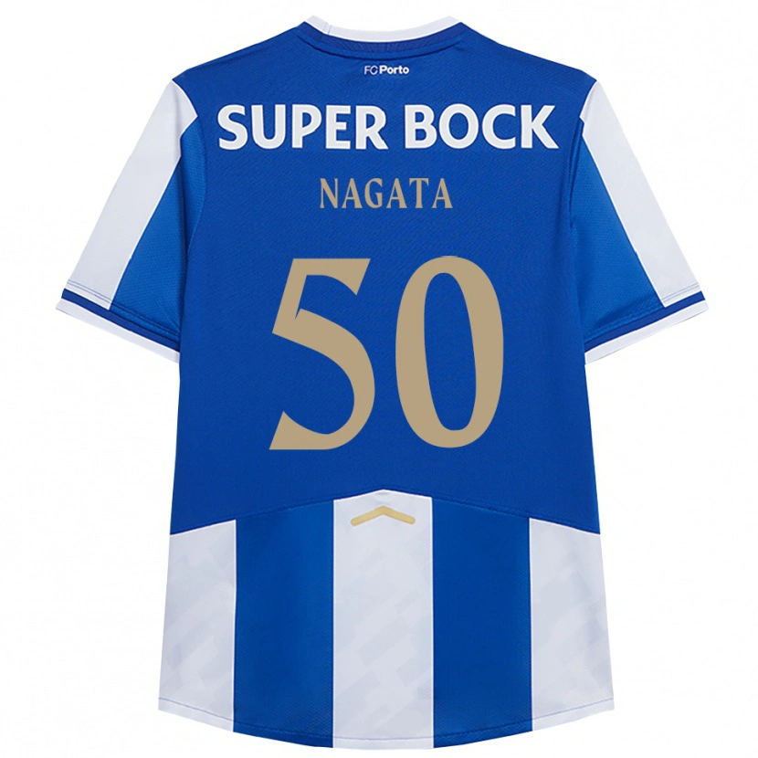 Danxen Damen Kotaro Nagata #50 Blau Weiß Heimtrikot Trikot 2025/26 T-Shirt