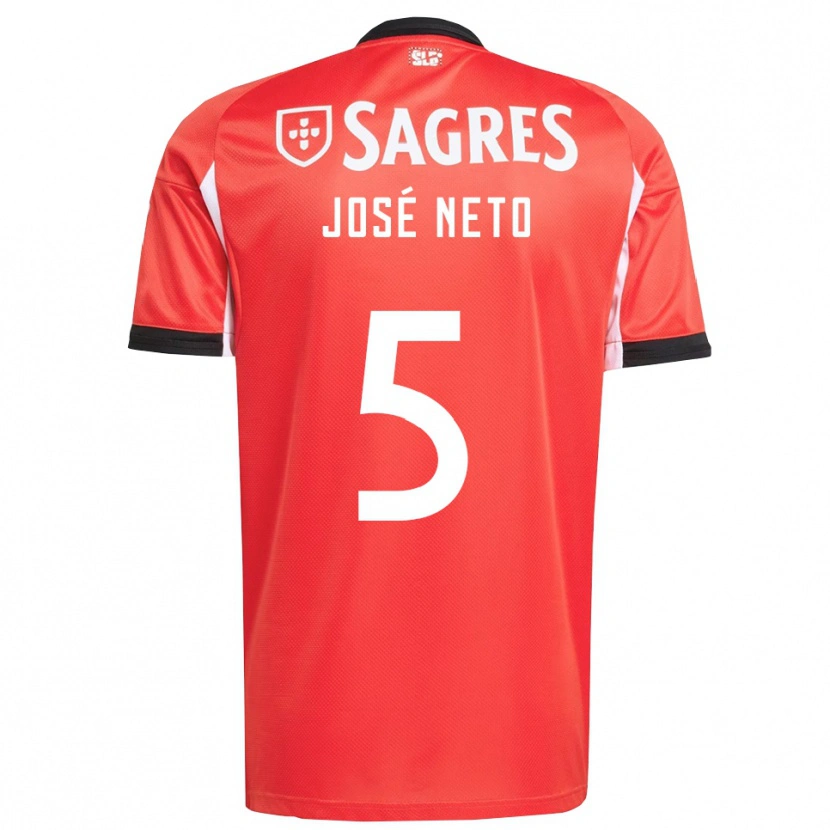 Danxen Damen José Neto #5 Rot Weiß Heimtrikot Trikot 2025/26 T-Shirt