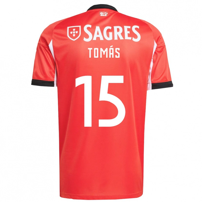 Danxen Damen Tomás Ferreira #15 Rot Weiß Heimtrikot Trikot 2025/26 T-Shirt
