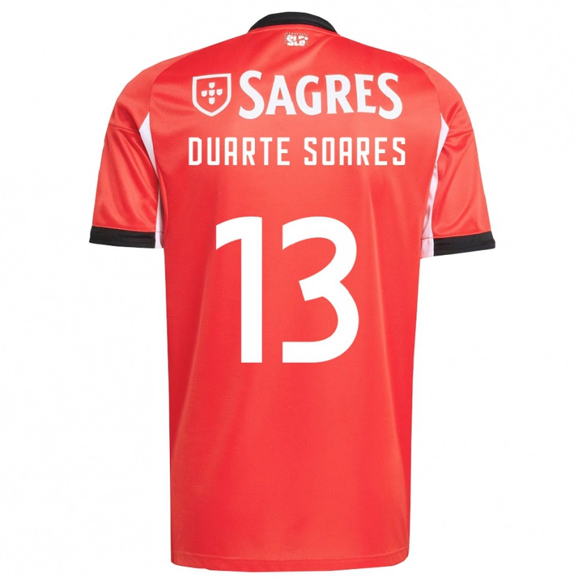 Danxen Damen Duarte Soares #13 Rot Weiß Heimtrikot Trikot 2025/26 T-Shirt