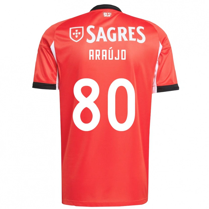Danxen Damen Laís Araújo #80 Rot Weiß Heimtrikot Trikot 2025/26 T-Shirt