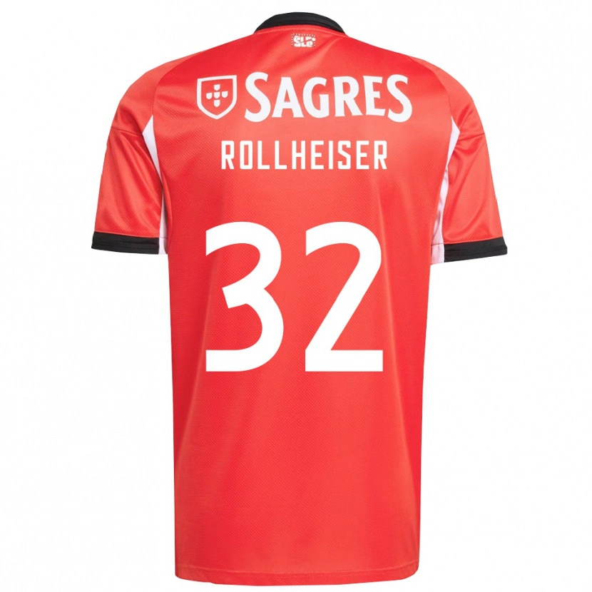 Danxen Damen Benjamín Rollheiser #32 Rot Weiß Heimtrikot Trikot 2025/26 T-Shirt