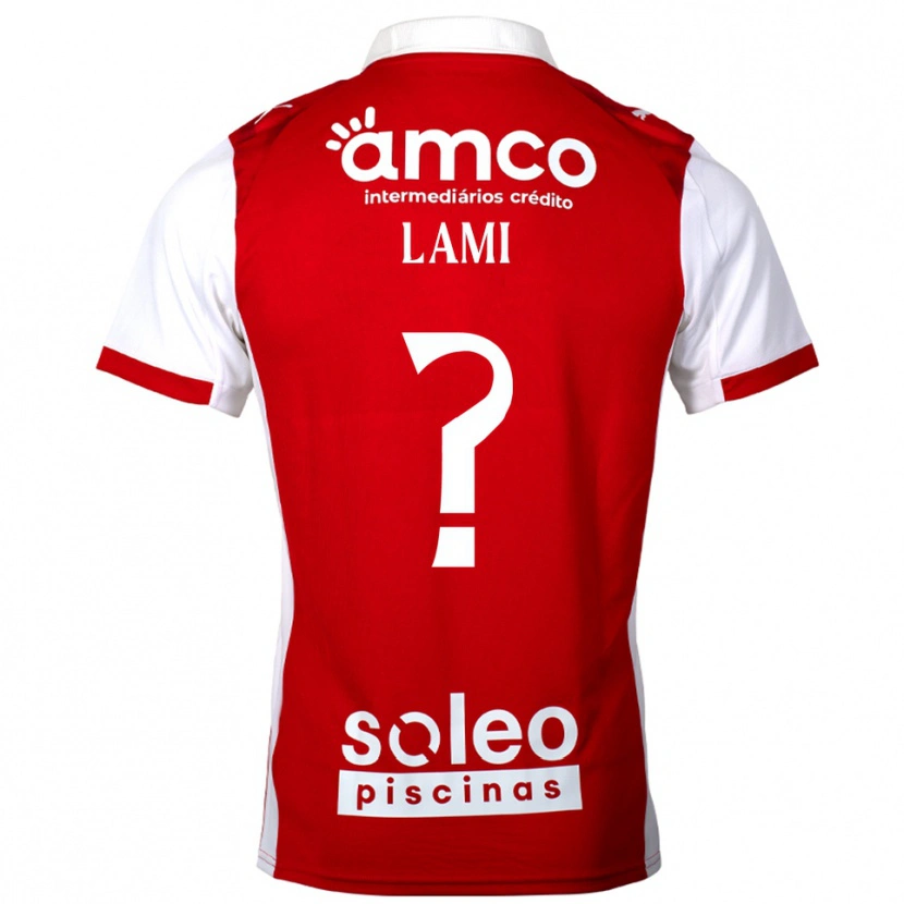 Danxen Damen Dário Lami #0 Rot Weiß Heimtrikot Trikot 2025/26 T-Shirt