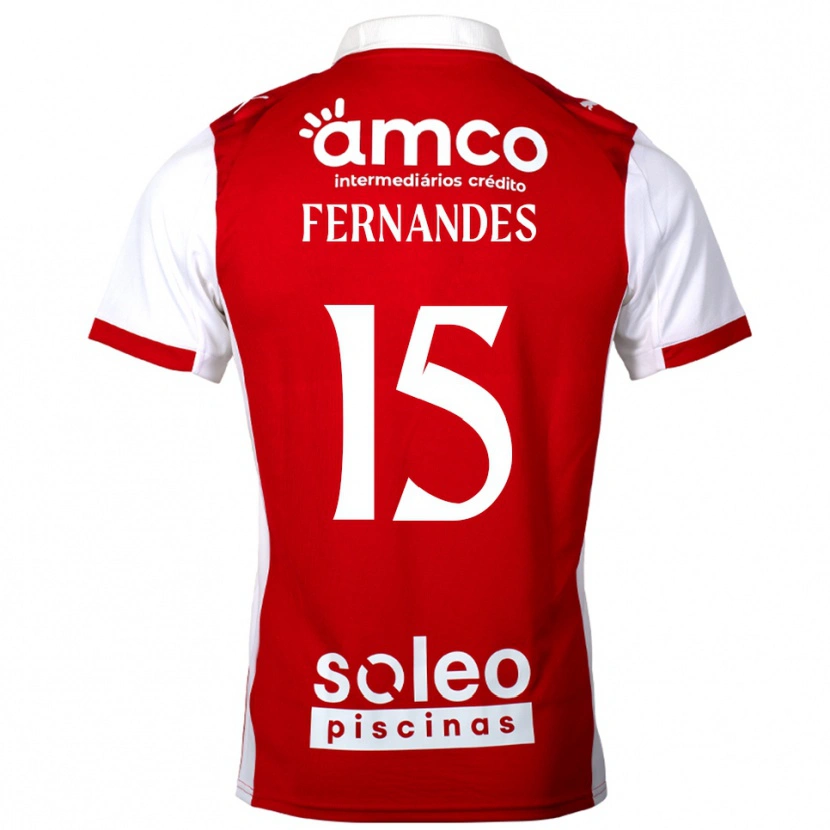 Danxen Damen Valdir Fernandes #15 Rot Weiß Heimtrikot Trikot 2025/26 T-Shirt
