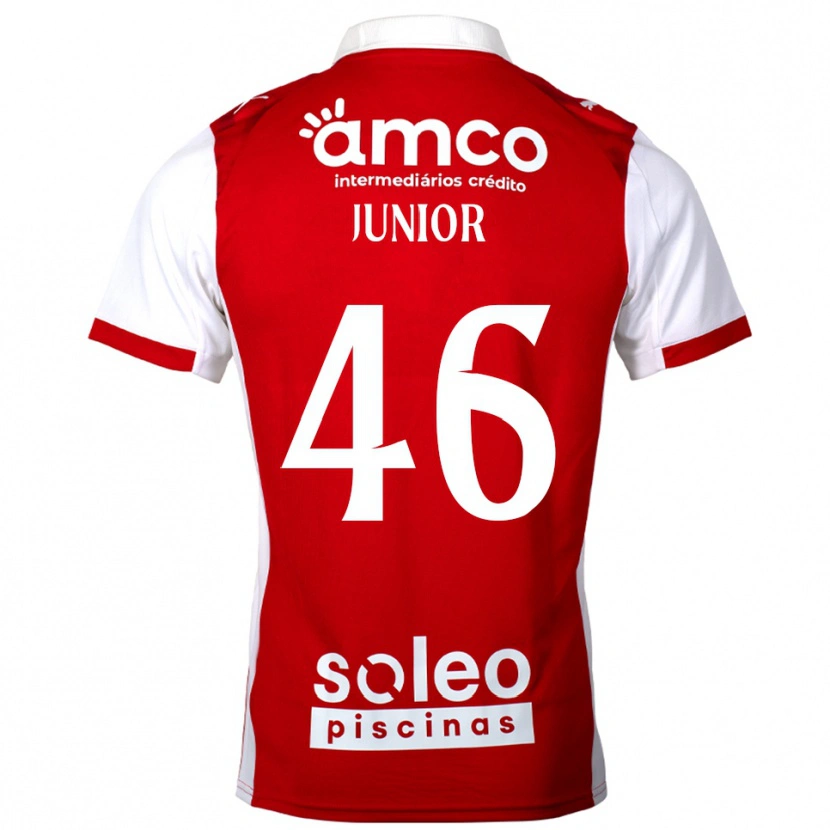 Danxen Damen Mário Junior #46 Rot Weiß Heimtrikot Trikot 2025/26 T-Shirt