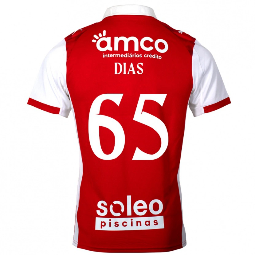 Danxen Damen Leandro Dias #65 Rot Weiß Heimtrikot Trikot 2025/26 T-Shirt