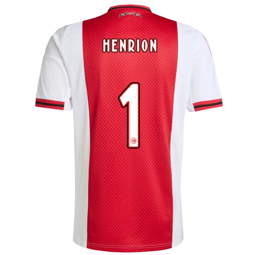 Danxen Damen Martin Henrion #1 Rot Weiß Heimtrikot Trikot 2025/26 T-Shirt