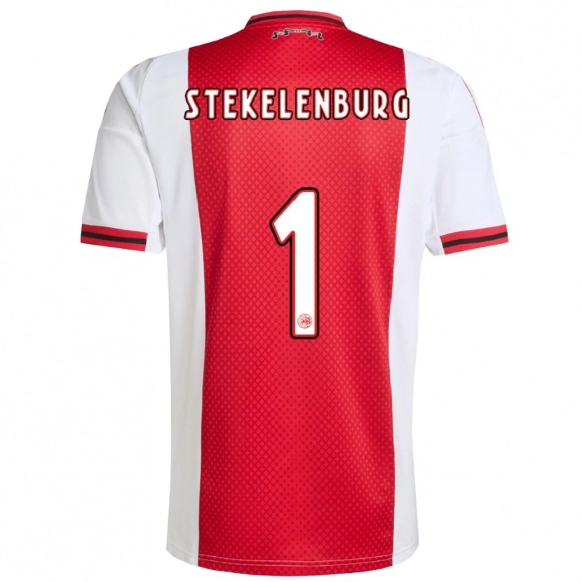 Danxen Damen Maarten Stekelenburg #1 Rot Weiß Heimtrikot Trikot 2025/26 T-Shirt