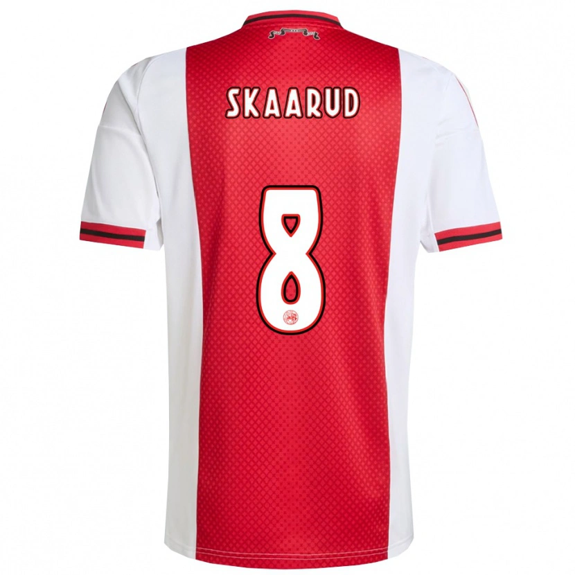 Danxen Damen Daniel Skaarud #8 Rot Weiß Heimtrikot Trikot 2025/26 T-Shirt