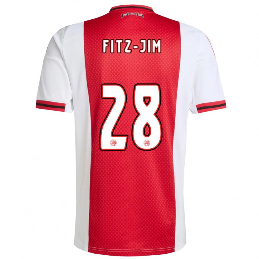 Danxen Damen Kian Fitz-Jim #28 Rot Weiß Heimtrikot Trikot 2025/26 T-Shirt