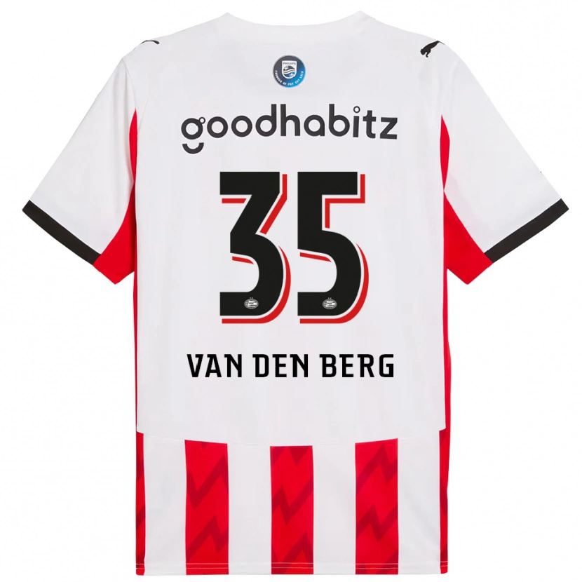 Danxen Damen Joel Van Den Berg #35 Rot Weiß Heimtrikot Trikot 2025/26 T-Shirt