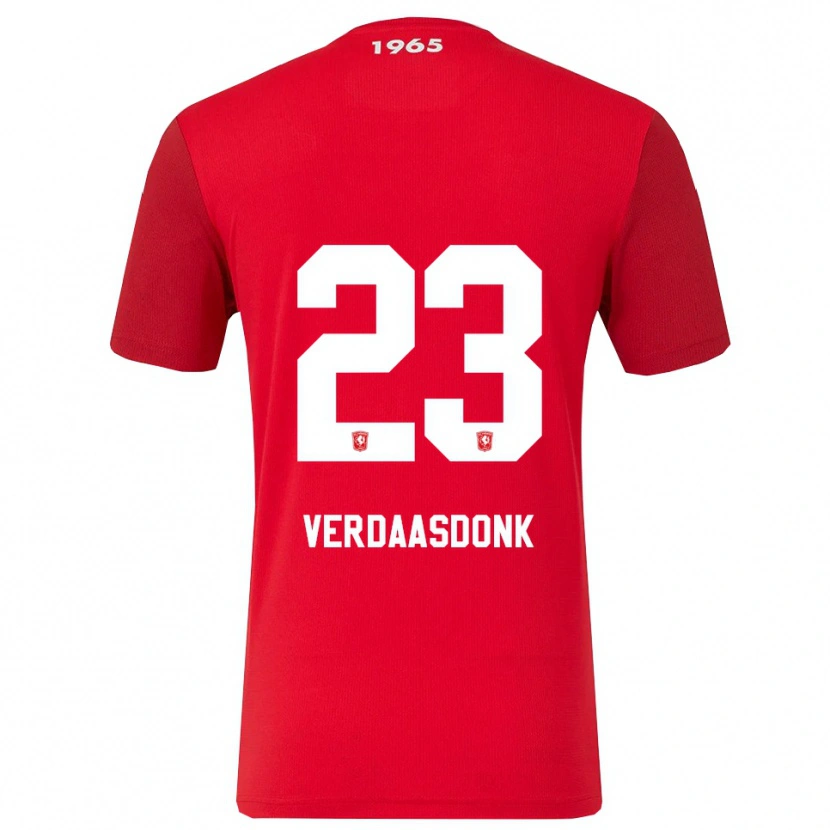 Danxen Damen Suus Verdaasdonk #23 Rot Weiß Heimtrikot Trikot 2025/26 T-Shirt
