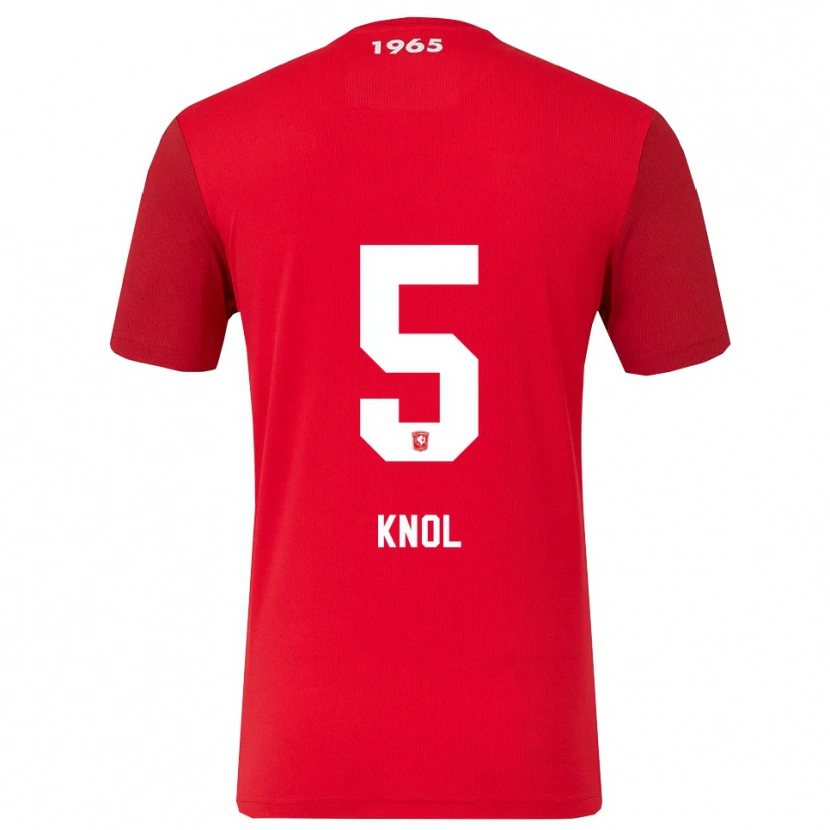 Danxen Damen Anna Knol #5 Rot Weiß Heimtrikot Trikot 2025/26 T-Shirt