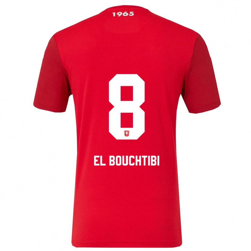 Danxen Damen Ilias El Bouchibti #8 Rot Weiß Heimtrikot Trikot 2025/26 T-Shirt