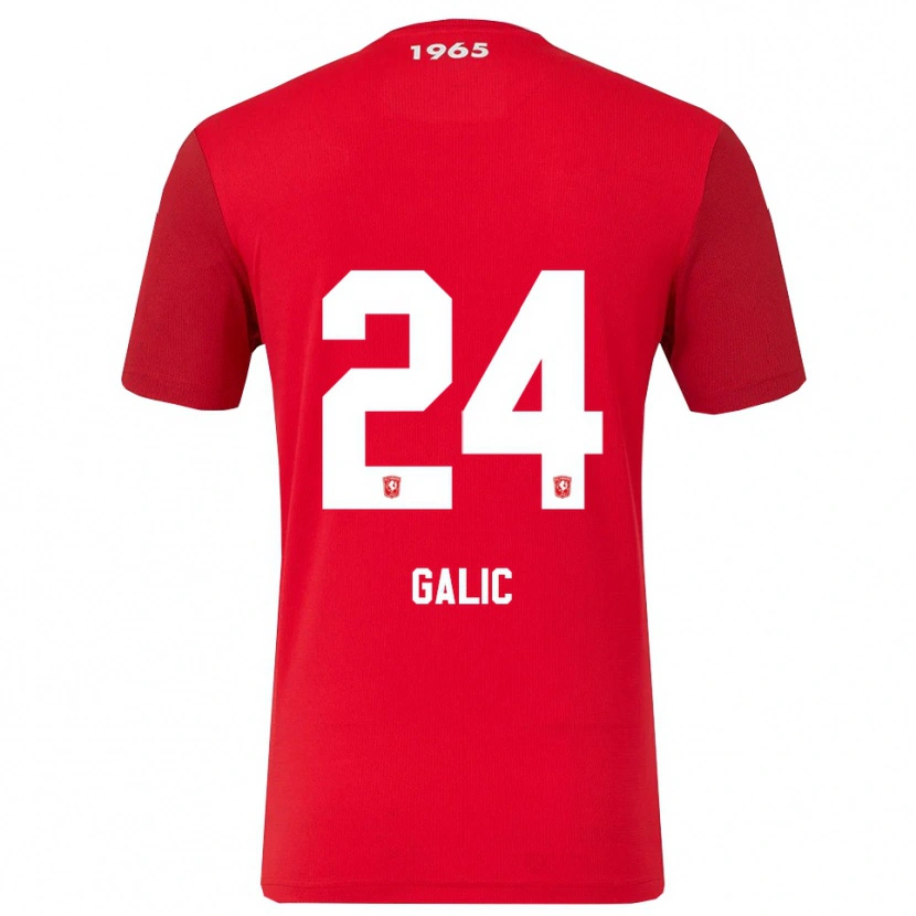 Danxen Damen Daniela Galic #24 Rot Weiß Heimtrikot Trikot 2025/26 T-Shirt