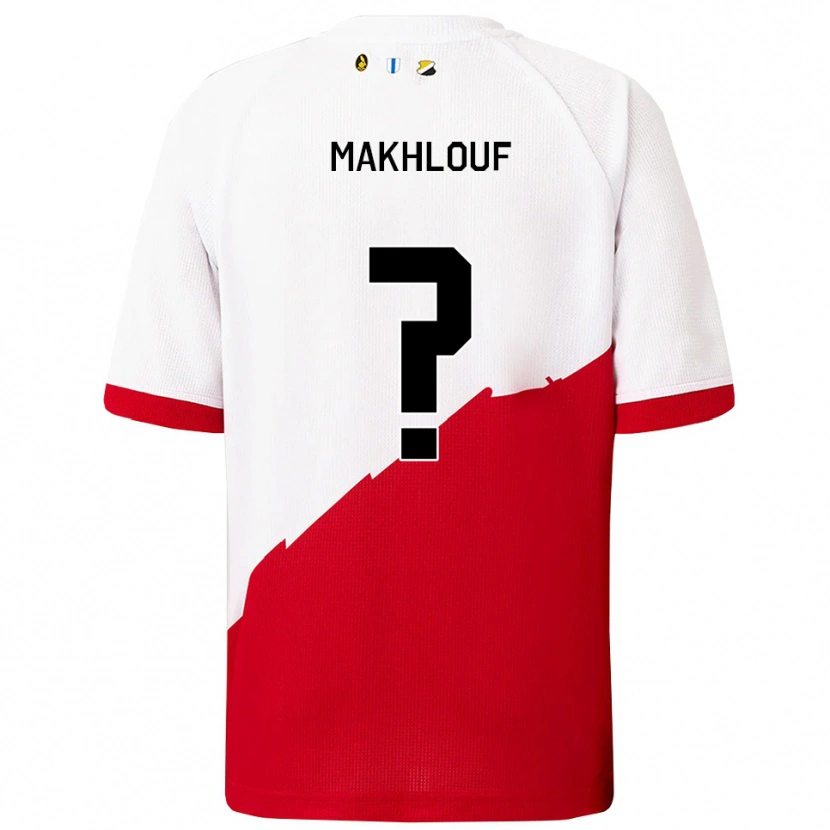 Danxen Damen Yassir Makhlouf #0 Weiß Rot Heimtrikot Trikot 2025/26 T-Shirt