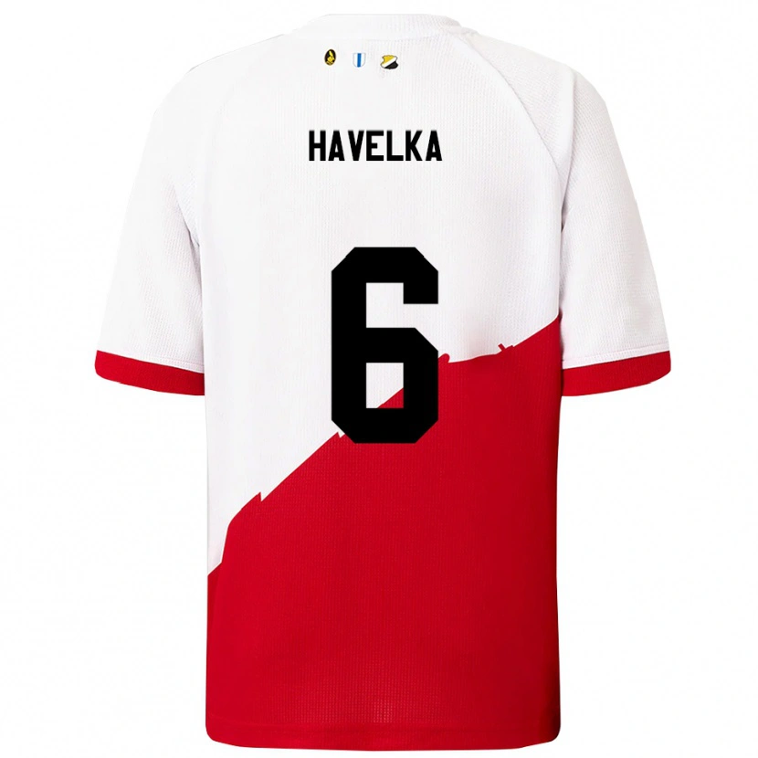 Danxen Damen Matyas Havelka #6 Weiß Rot Heimtrikot Trikot 2025/26 T-Shirt
