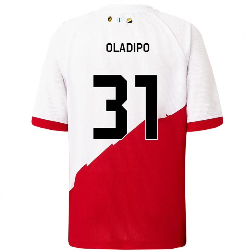 Danxen Damen Laolu Oladipo #31 Weiß Rot Heimtrikot Trikot 2025/26 T-Shirt