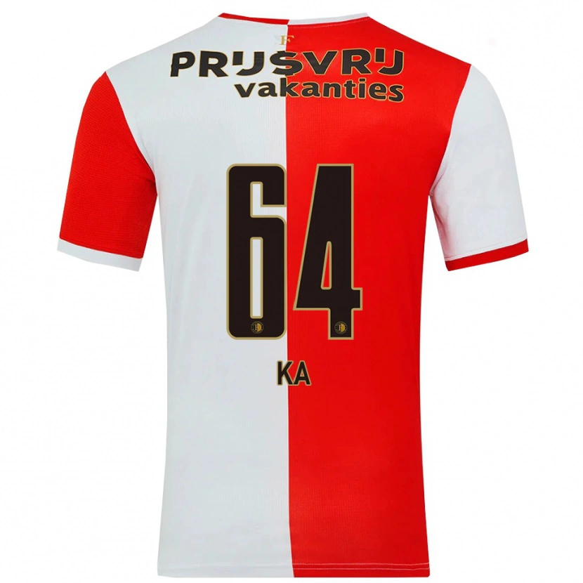 Danxen Damen Ismail Ka #64 Rot Weiß Heimtrikot Trikot 2025/26 T-Shirt