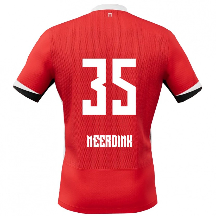 Danxen Damen Mexx Meerdink #35 Rot Weiß Heimtrikot Trikot 2025/26 T-Shirt
