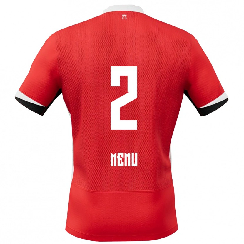 Danxen Damen Mathijs Menu #2 Rot Weiß Heimtrikot Trikot 2025/26 T-Shirt
