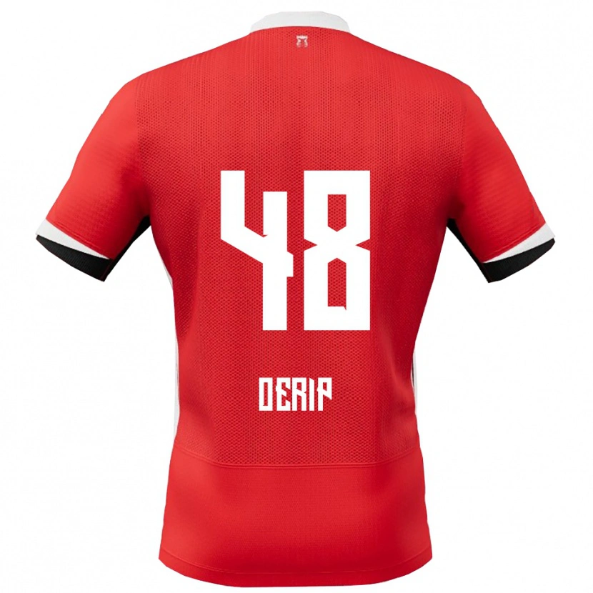 Danxen Damen Julian Oerip #48 Rot Weiß Heimtrikot Trikot 2025/26 T-Shirt