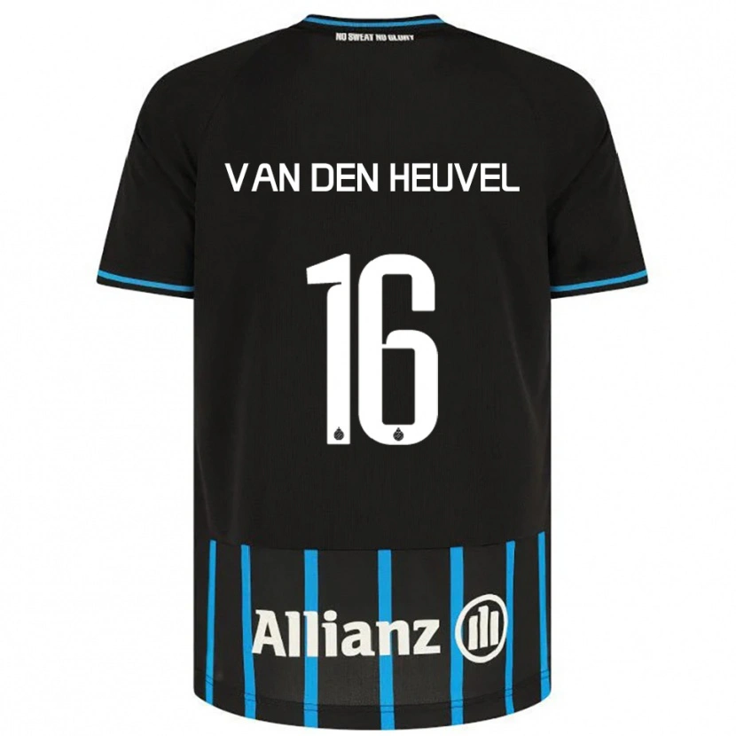 Danxen Damen Dani Van Den Heuvel #16 Schwarz Blau Heimtrikot Trikot 2025/26 T-Shirt