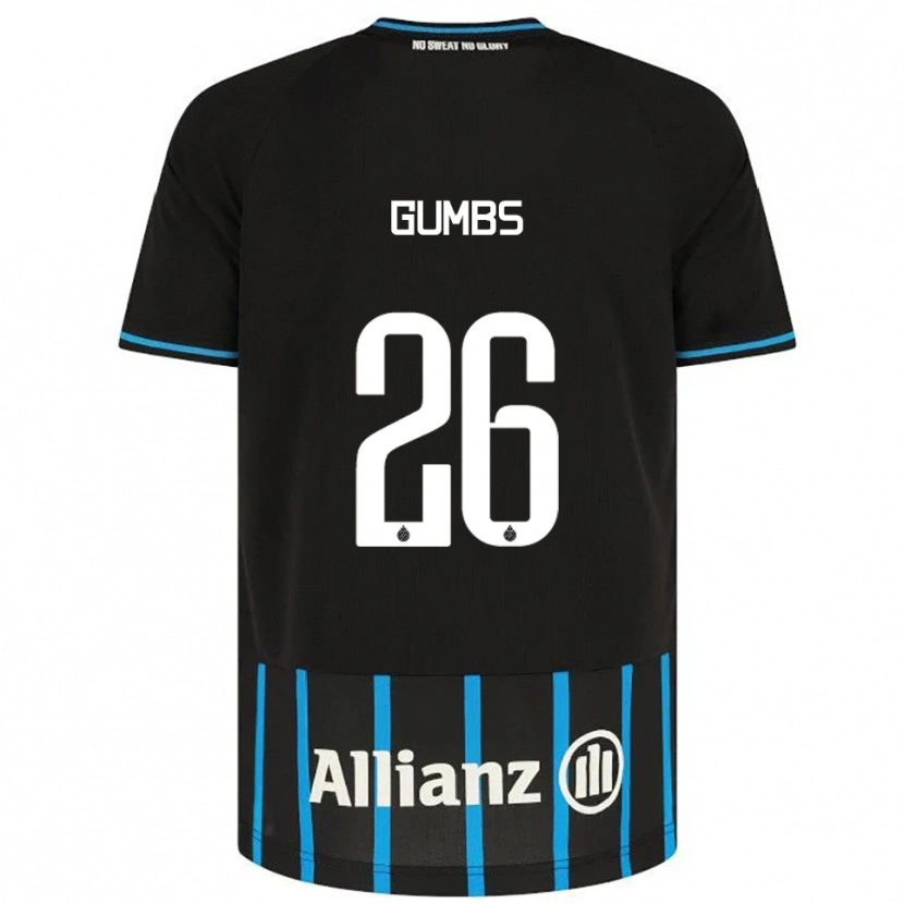 Danxen Damen Aisse Gumbs #26 Schwarz Blau Heimtrikot Trikot 2025/26 T-Shirt