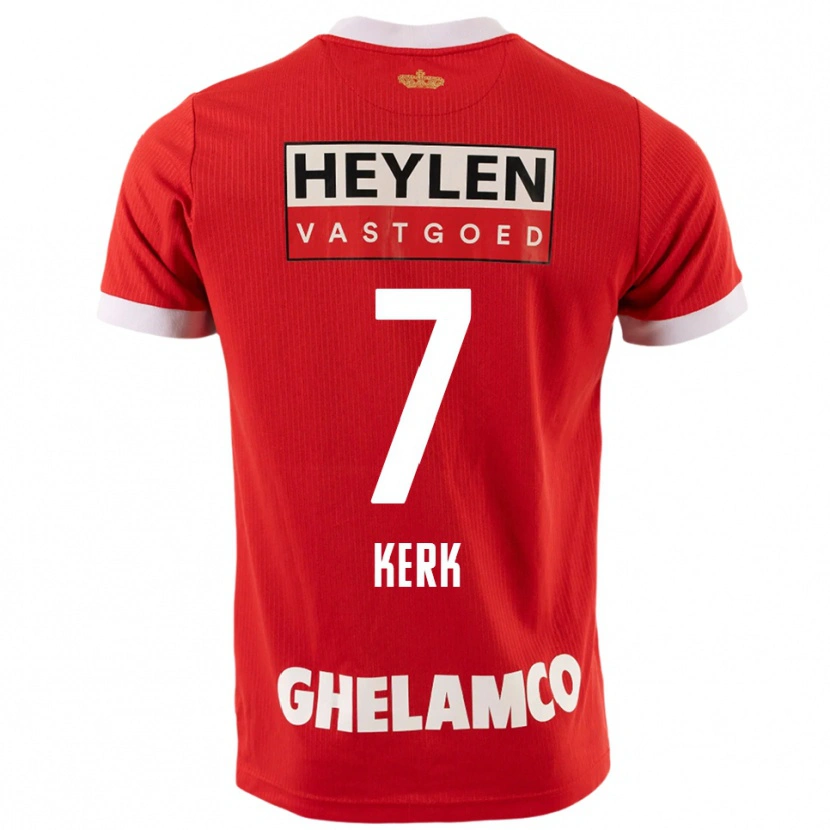 Danxen Damen Gyrano Kerk #7 Rot Weiß Heimtrikot Trikot 2025/26 T-Shirt