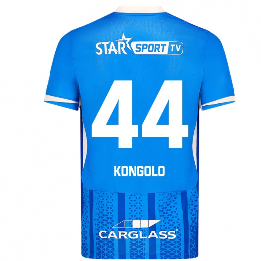Danxen Damen Josué Kongolo #44 Blau Weiß Heimtrikot Trikot 2025/26 T-Shirt