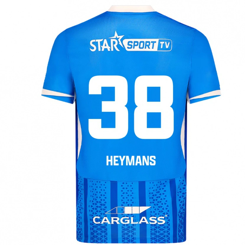 Danxen Damen Daan Heymans #38 Blau Weiß Heimtrikot Trikot 2025/26 T-Shirt