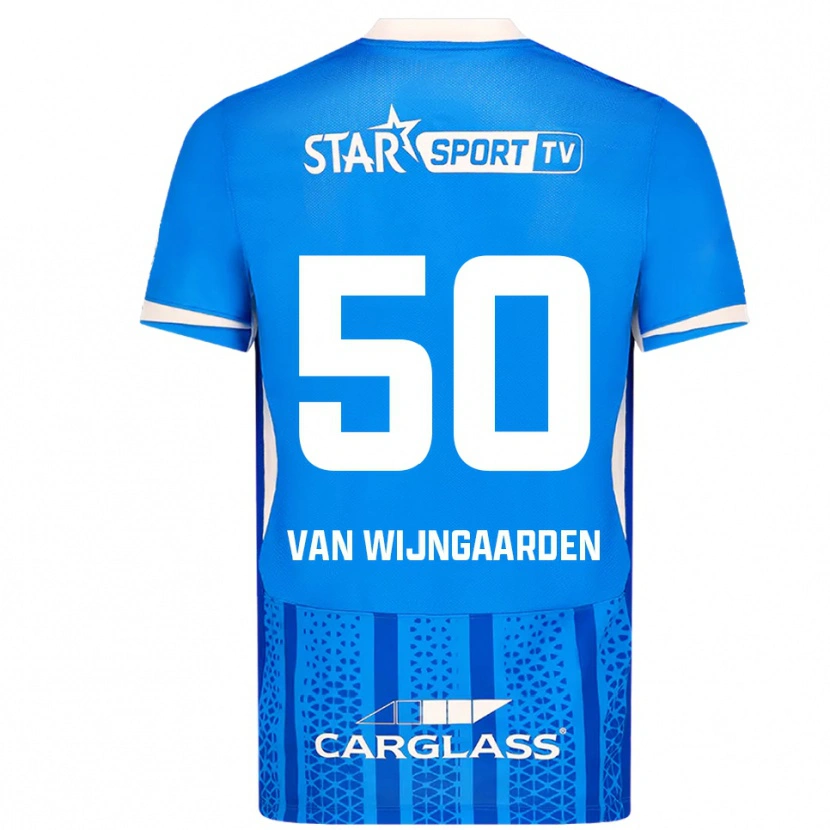 Danxen Damen Maren Van Wijngaarden #50 Blau Weiß Heimtrikot Trikot 2025/26 T-Shirt