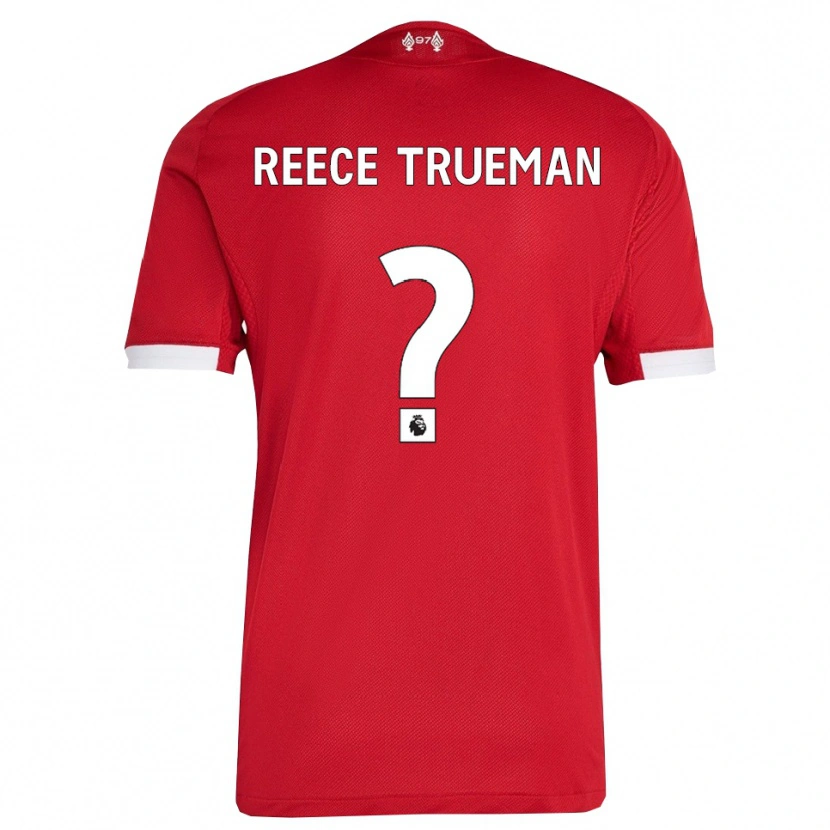 Danxen Damen Reece Trueman #0 Rot Weiß Heimtrikot Trikot 2025/26 T-Shirt