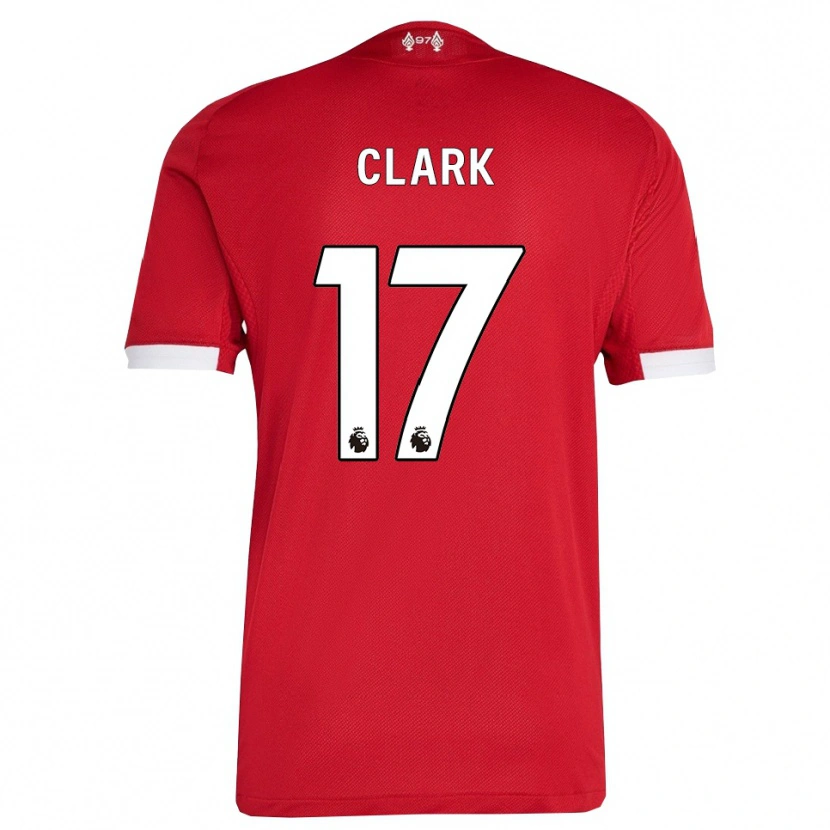 Danxen Damen Jenna Clark #17 Rot Weiß Heimtrikot Trikot 2025/26 T-Shirt