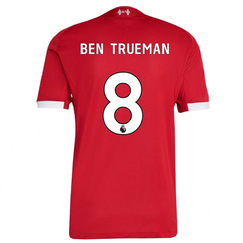 Danxen Damen Ben Trueman #8 Rot Weiß Heimtrikot Trikot 2025/26 T-Shirt