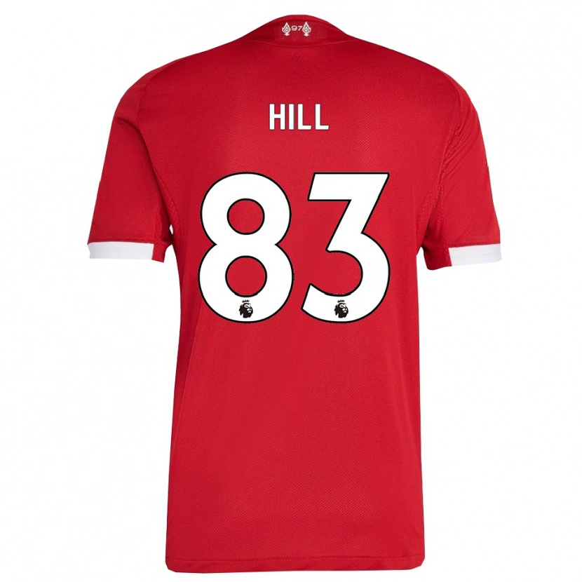 Danxen Damen Thomas Hill #83 Rot Weiß Heimtrikot Trikot 2025/26 T-Shirt