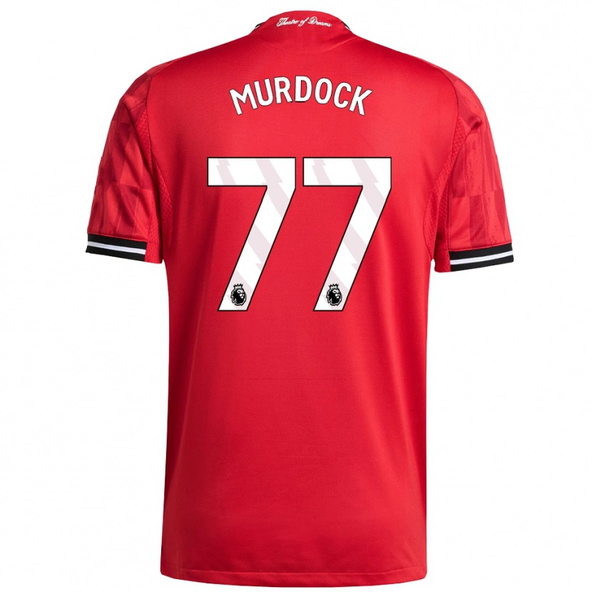 Danxen Damen Will Murdock #77 Rot Schwarz Weiß Heimtrikot Trikot 2025/26 T-Shirt