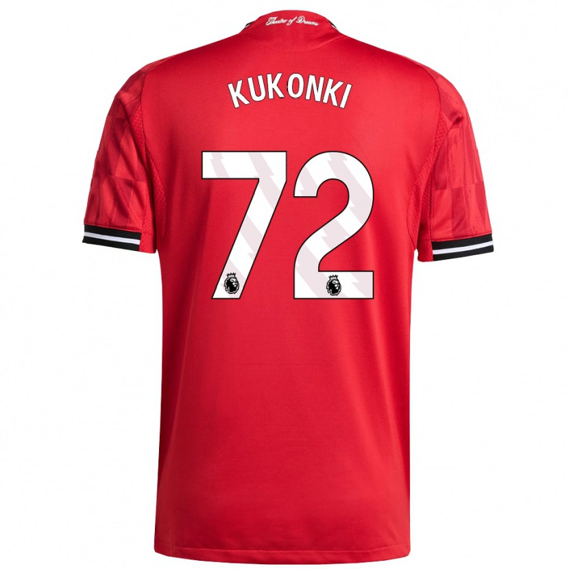 Danxen Damen Godwill Kukonki #72 Rot Schwarz Weiß Heimtrikot Trikot 2025/26 T-Shirt