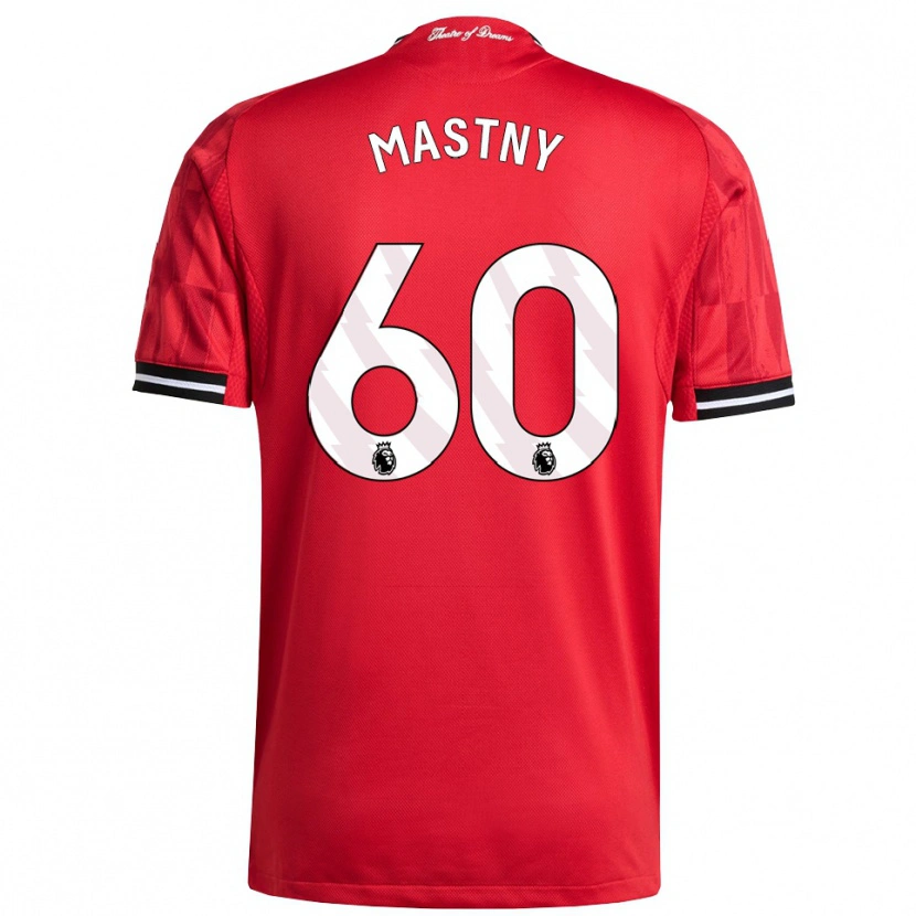 Danxen Damen Ondrej Mastny #60 Rot Schwarz Weiß Heimtrikot Trikot 2025/26 T-Shirt