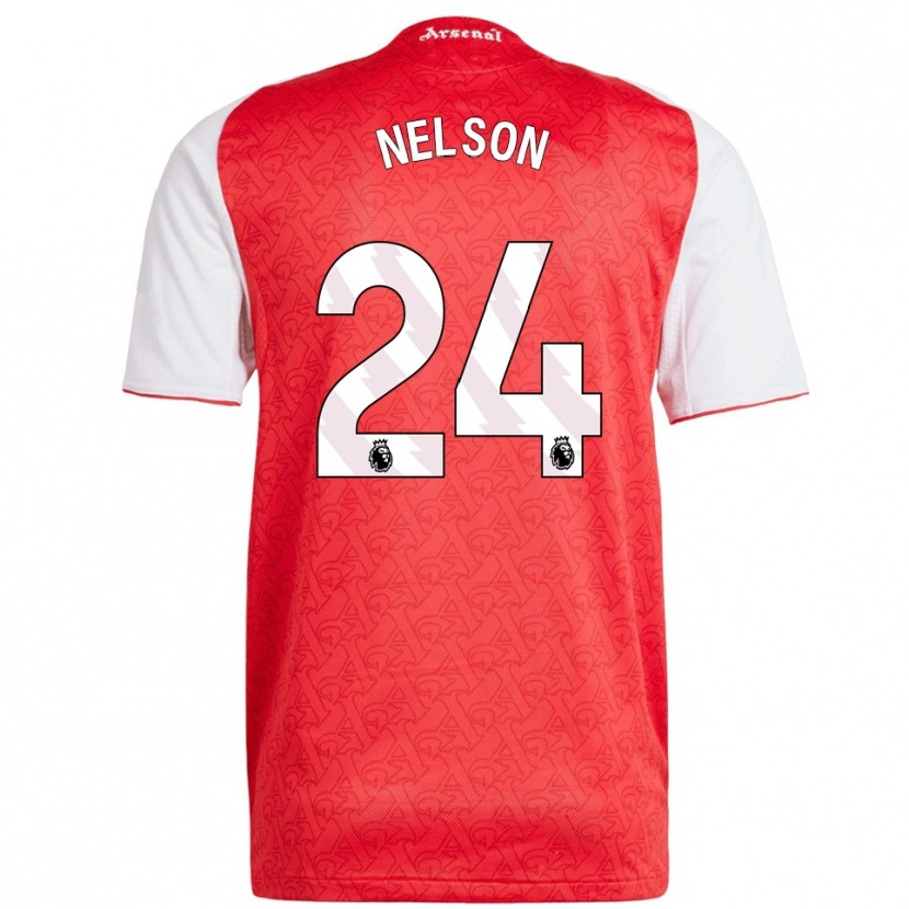 Danxen Damen Reiss Nelson #24 Rot Weiß Heimtrikot Trikot 2025/26 T-Shirt
