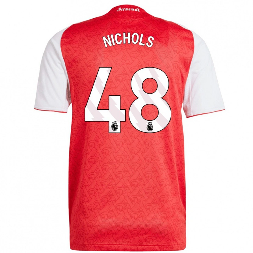 Danxen Damen Josh Nichols #48 Rot Weiß Heimtrikot Trikot 2025/26 T-Shirt