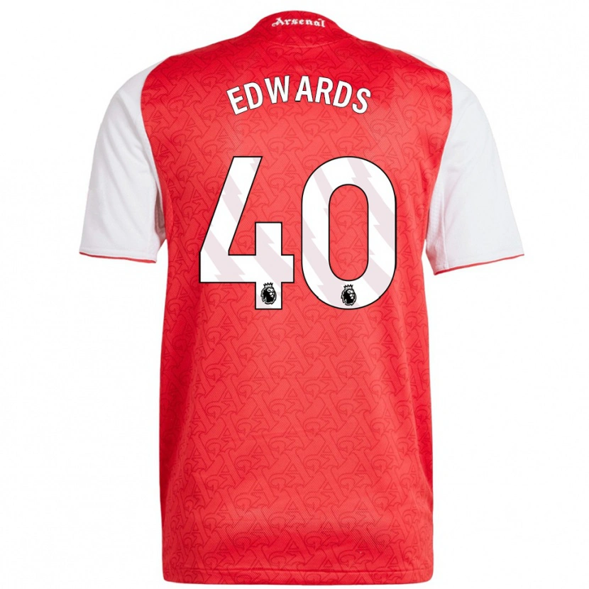 Danxen Damen Khayon Edwards #40 Rot Weiß Heimtrikot Trikot 2025/26 T-Shirt