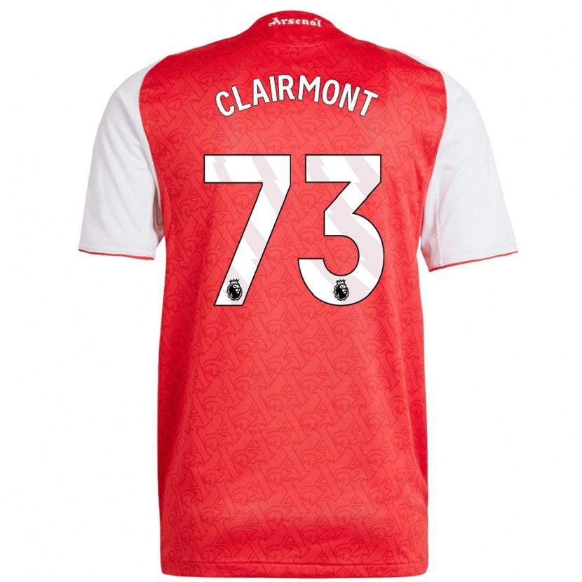 Danxen Damen Reece Clairmont #73 Rot Weiß Heimtrikot Trikot 2025/26 T-Shirt