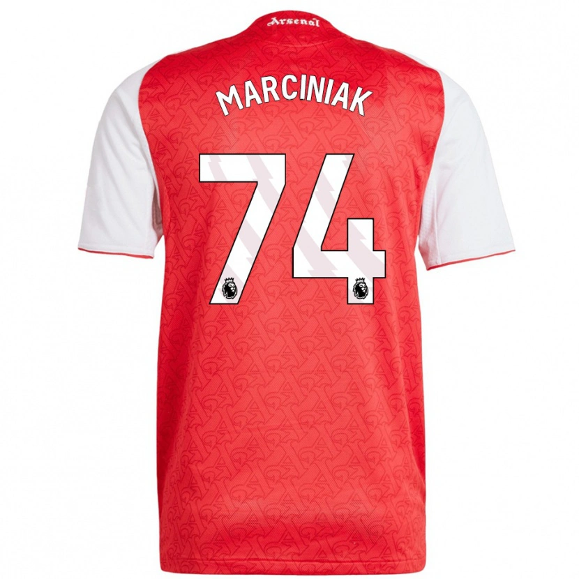 Danxen Damen Alex Marciniak #74 Rot Weiß Heimtrikot Trikot 2025/26 T-Shirt